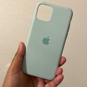 Apple IPhone Silicone 11 Case (teal blue)